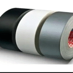 نوار درزگیر برزنتی 5 سانتی  مشکی و نقره ای